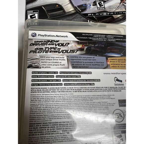 Need for Speed: Shift Sony PlayStation 3, 2009 PS3 Complete CIB BGO-C‎ - Picture 4 of 5